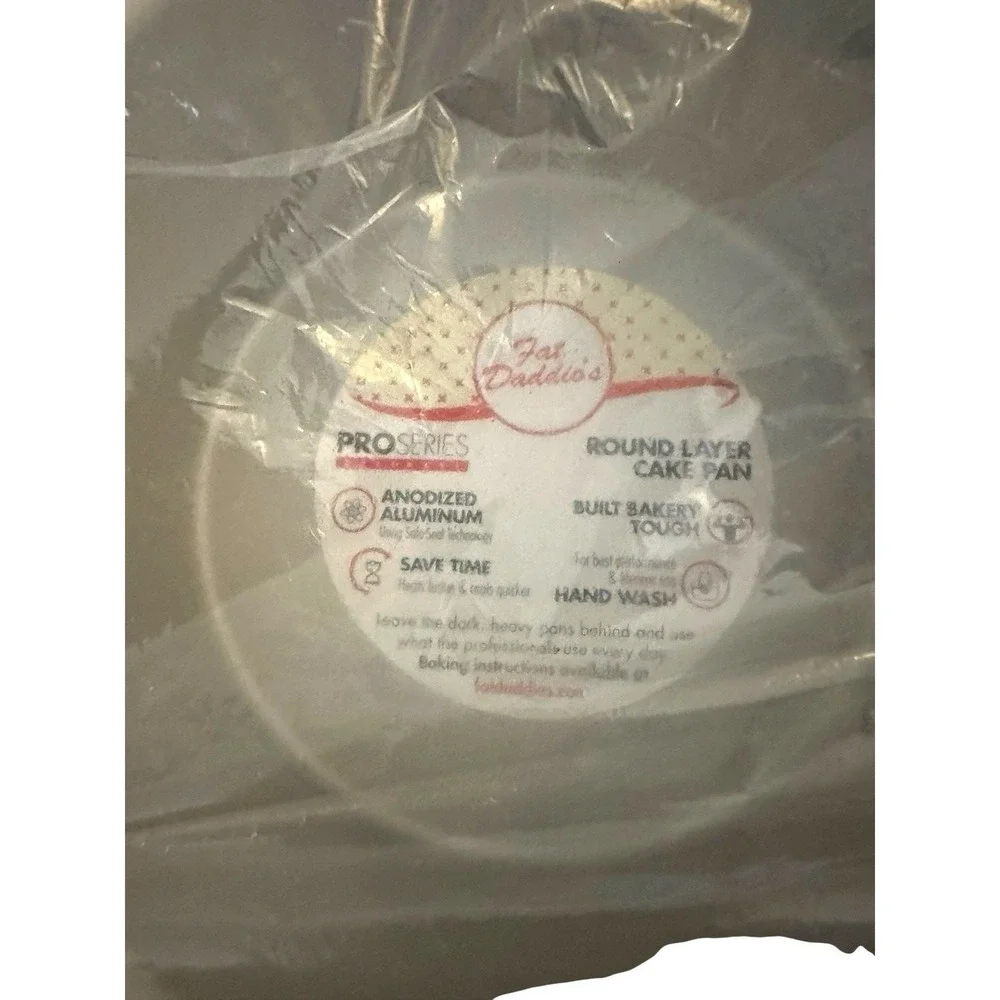 2 New Fat Daddio's Round Pans 6